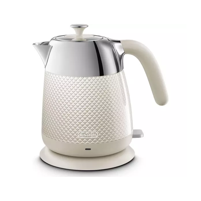 De Longhi KBL3001W Jug Kettle Anti limescale Filter Luminosa 3000w White