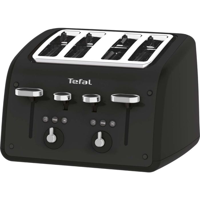 Matte shop black toaster