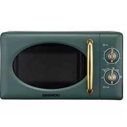 Daewoo SDA2464 20L Emerald Solo Manual Microwave 800 W Green & Gold