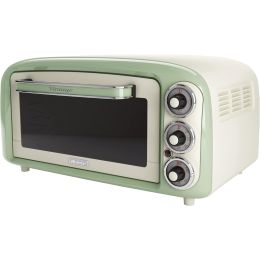 Ariete 97904 Mini Oven with 3 Cooking Positions 18L 1380w Vintage - Green