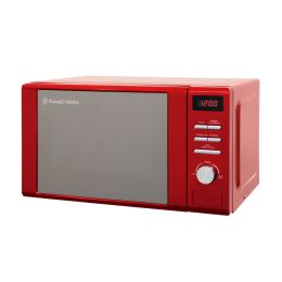 Russell Hobbs RHM2064R 800W Solo Microwave Oven with Digital Control 20L Red