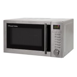 Russell Hobbs RHM2031 800W 20L Microwave Oven with Grill - Stainless Steel