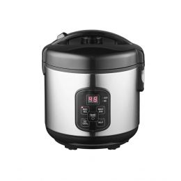 Lakeland NEW Digital Rice Cooker Keep Warm Function 4-6 portions Silver & Black