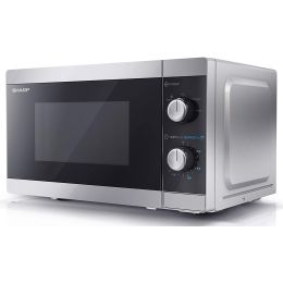 Sharp YC-MS01U-S Manual 20 Litre Solo Microwave With 5 Power Levels 800W Silver