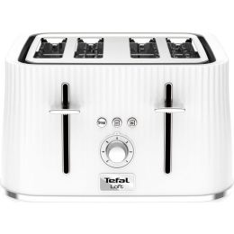 Tefal TT760140 NEW 4 Slice Toaster with  Defrost & Reheat Function 1700w White