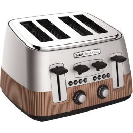 Tefal TT780F40 4 Slice Toaster with Defrost & Reheat Functions 1700w  Cooper